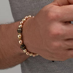 H Rondel circonias x 3 4 mm Negro