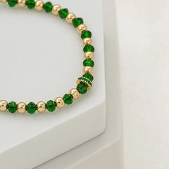 H Rondel circonias 5mm x 3U VERDE