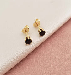 A Topo Circon Redondo NEGRO