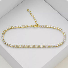 T Circonias Cristal Unisex 22 Cms + Extensor