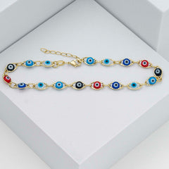 T Ojo Turco Multicolor 23 Cms + 2 Cms Extensor