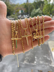 D Cruz Pendulo con Circonias