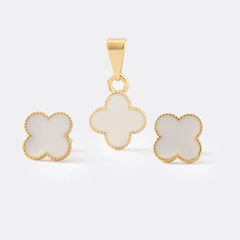 Conjunto Clover Blanco 1 Cm