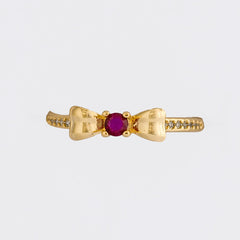 Anillo Scarlet Enchanted Ajustable + Empaque