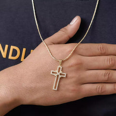 D Cruz Silueta circonias 3.5 cms