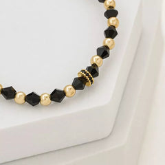 H Rondel circonias 5mm x 3U NEGRO