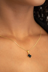 Conjunto Clover Negro 1 Cm