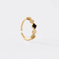 Anillo Duality Clover Ajustable