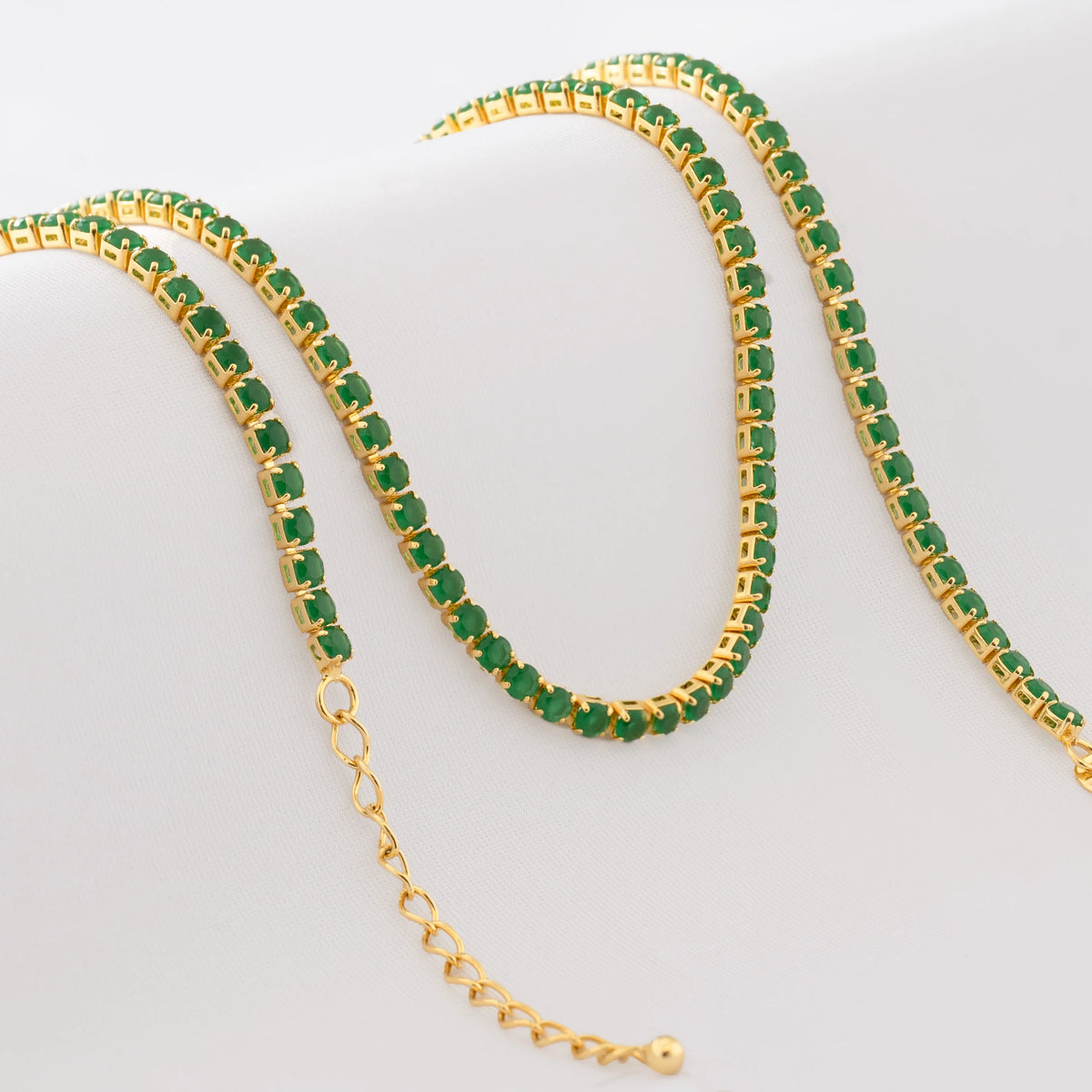 C Circonias Unisex 45 Cms Verde