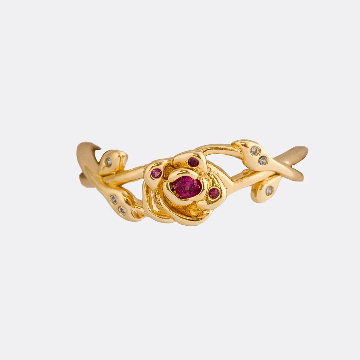 Anillo Rose Crown Ajustable + Empaque