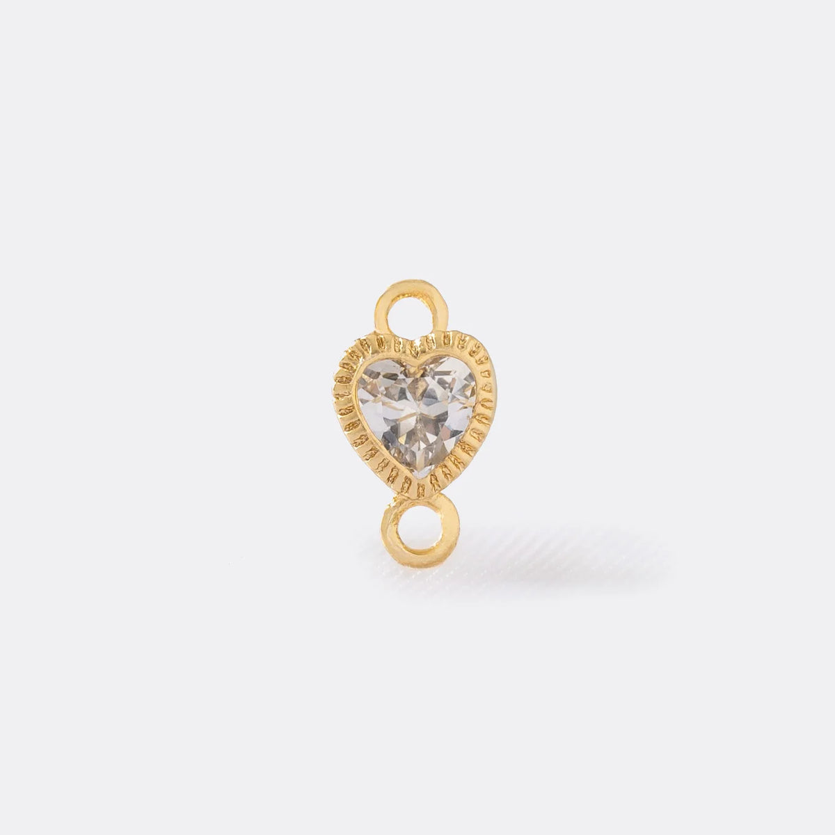 H Corazón mini circonia